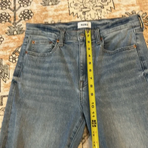 🎉HP🎉PISTOLA 29 Cassie- high waist & straight leg jeans w distressing—see photos - Picture 6 of 11